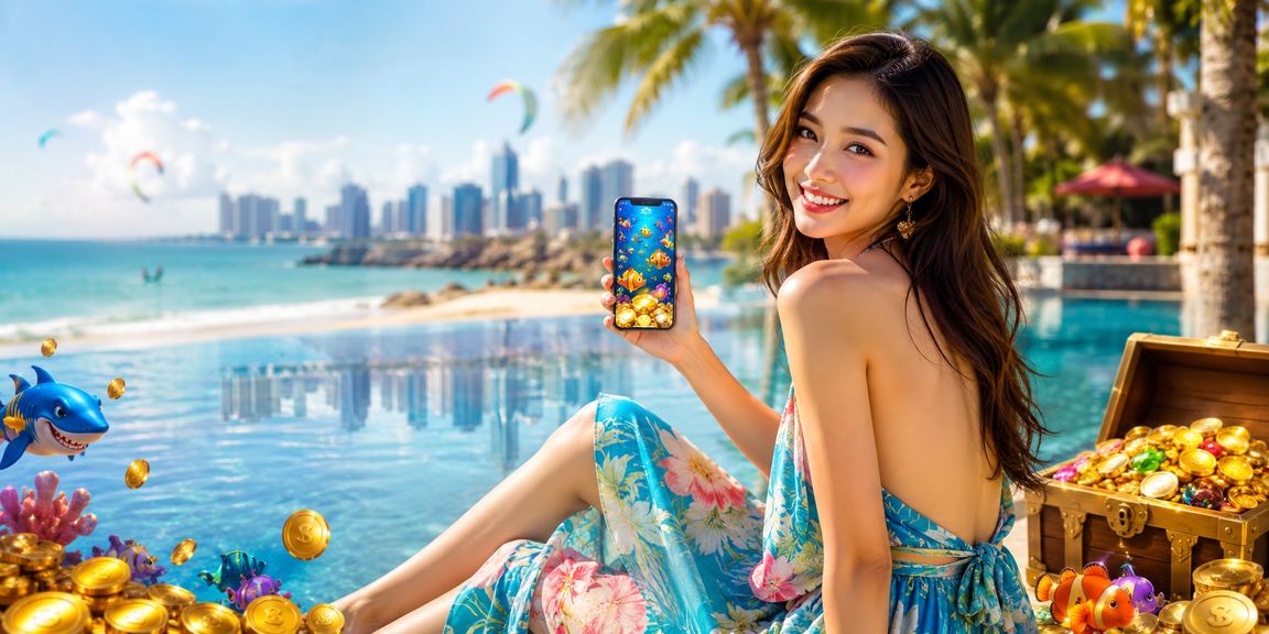 Người dùng trải nghiệm ứng dụng 1050 tại Mũi Né trên điện thoại